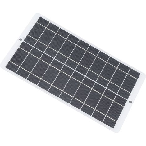 Panneau solaire portable 8 W 5 V à faible consommation, sortie USB-C, chargeur solaire pour appareil photo, lampadaire et téléphone. (1/5)