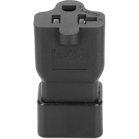 Netzadapter (Stecker/Buchse), rutschfest, flammhemmend, korrosionsbeständig, 20 A, 125 V (1/5)