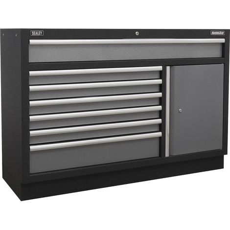 Sealey Modular 7 Drawer Floor Cabinet 1360mm APMS64