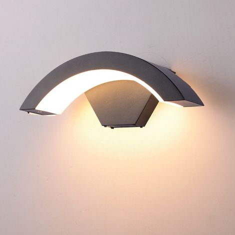 Applique murale extérieure LED moderne lumières décoratives intérieures étanche IP65 chaud 3000K 24W Blanc (1/5)