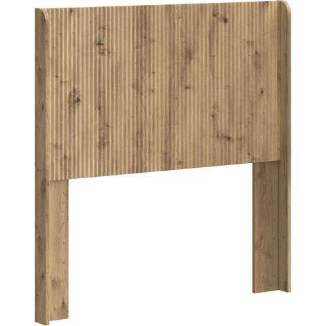 Maison Exclusive - Testiera Letto Rovere Artigianale Legno ingegnerizzato (1/5)