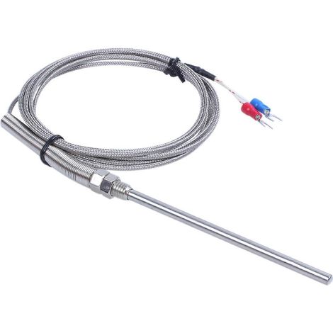 Type 0-800 Degree Celsius Thermocouple Probe Sensors 2M 6.5Ft (1/5)