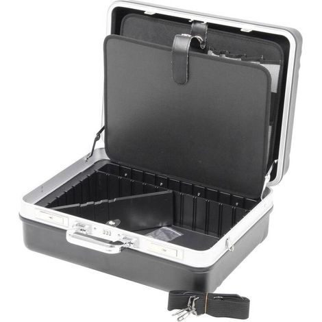 [GEBRAUCHT] B-Ware Allit Werkzeugkoffer unbestückt Werkzeugkasten Set schwarz ABS 500x400x220mm (1/2)