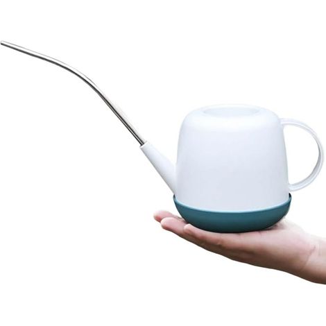 Arrosoir en plastique, 1 L, à long bec, pour plantes, fleurs, bonsaïs et pots, en intérieur comme en extérieur.-AquaForge (1/5)