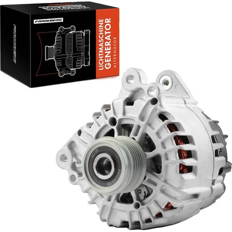 Generador de luz para maquinaria, 14 V, 140 A, compatible con AUDI, diámetro de polea de 56 mm, montaje directo. (1/5)