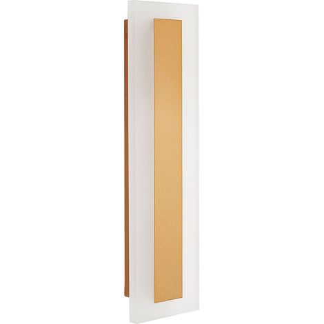 Lámpara de pared LED de metal dorado blanco 30 cm acero acrílico Rosalie