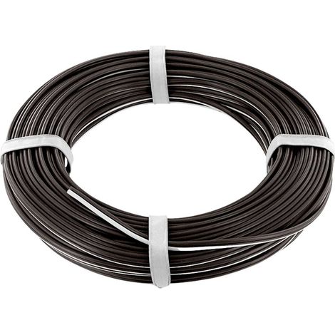 econ connect ZKL05WSSW20 Fil de câblage 2 x 0.5 mm² blanc, noir 20 m C891162