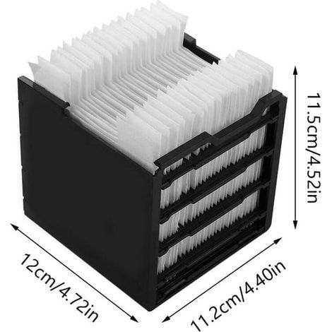 SNQ – Lot de 2 filtres de remplacement pour refroidisseur d'air Arctic Air – Installation facile – Filtration avancée pour air pur – Dimensions 12x11.2x11.5cm (1/4)
