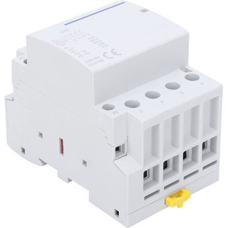 Contacteur modulaire BCH8-63 4NO 63A 400V AC/DC, bobine électronique 24V AC/DC pour usage domestique (1/5)