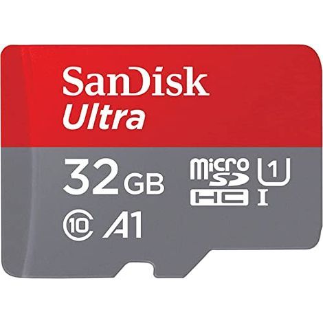 SanDisk Ultra – Carte microSDHC 32 Go – UHS-I A1 Class 10 – 120 Mo/s – Full HD – pour smartphone et tablette (1/2)