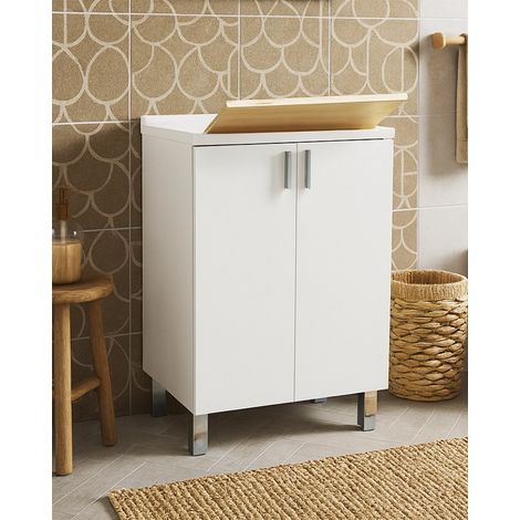 Lavatoio 60x50 bianco due ante e gocciolatoio (1/5)