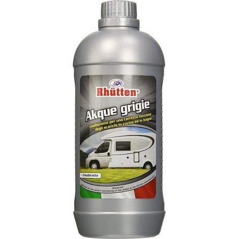 liquido antiodorante igienizzante per camper rhutten "akque grigie" 1lt (1/5)