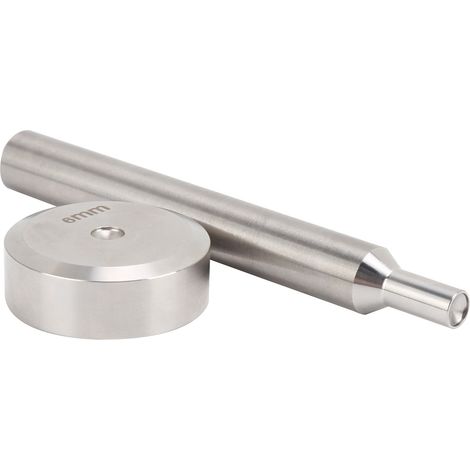 Poinçon double face 6mm pour pose de boutons, outil de fixation cuir, kit bricolage couture, installation manuelle artisanale (1/5)