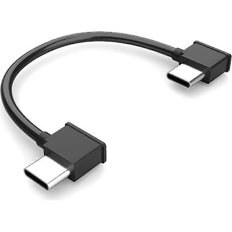Câble de données USB-C vers Type-C avec connecteur coudé de 15 cm pour DJI Mavic Air 2 Mini 2 (1/5)