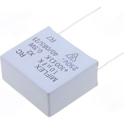 Entstörfilter 1uF+100R 275Vac R27,5mm