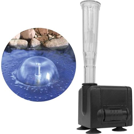 Springbrunnenpumpe mit Düse für Teiche, Fördermenge 450 l/h (Set) (1/5)