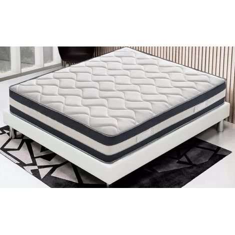 Materasso 200x200 in memory foam - alto 25 cm - con Memory Gel - Alta densità