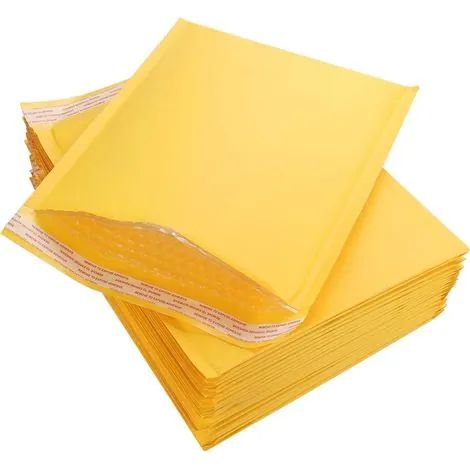 Enveloppes matelassées à bulles 10 x 13 pouces (25 unités) - Lot de 25 - Enveloppes matelassées auto-adhésives pour l'expédition et l'emballage, expédiez vos livres en toute sécurité (1/3)