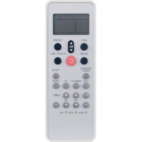 Télécommande - Pour Climatiseur - Compatible Toshiba WH-L03SE WC-L03SE KTDZ003 WH-L11SE RAS-10SKV-E2 - 1 Pièce