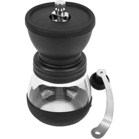 Moulin à café manuel portable en acier inoxydable, facile à nettoyer et durable pour la maison et les voyages (1/5)