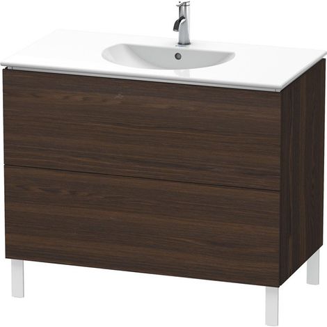 Mobile lavabo L-CUBE 534x1020x704mm noce geb