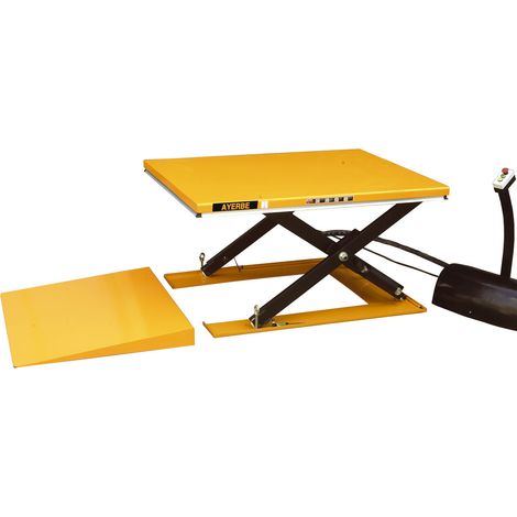 AYERBE - 584110 - Table électrohydraulique AY-2000 EMH Profil Bas + Rampe