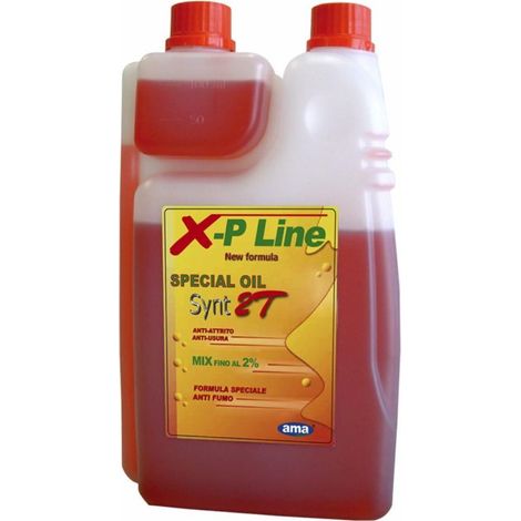 Huile synthétique 2 temps 1 L – Formule haute performance pour moteurs 2T – Compatible essences sans plomb 95/98 – Doseur intégré (1/2)