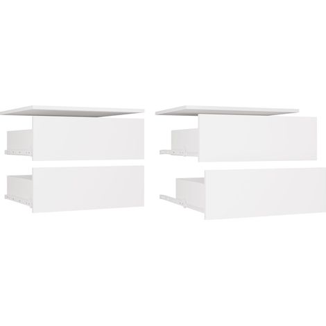Modulo cassetti Openo 2SZ con 2 cassetti, colore bianco, per armadio o camera da letto. (1/5)