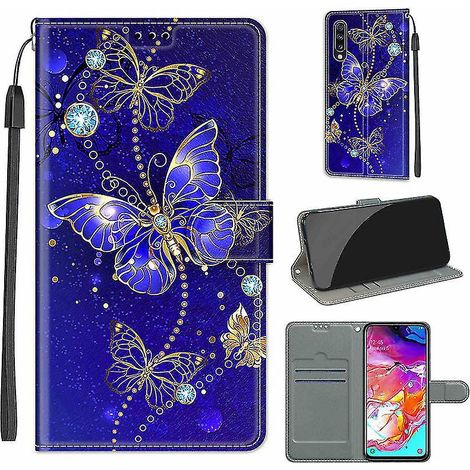 1 coque de téléphone en PU pour Galaxy A70 (1/3)