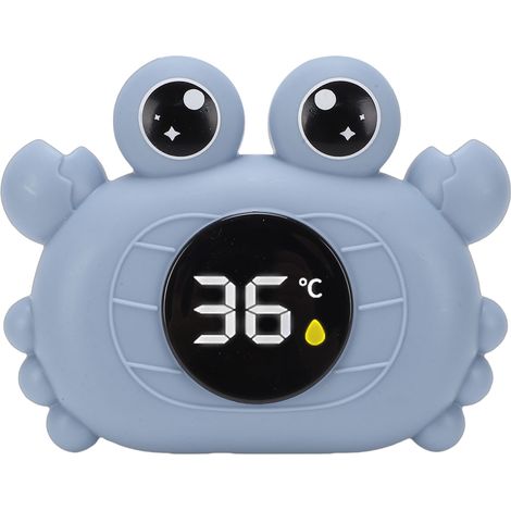 Thermomètre de bain étanche IP67 avec arrêt automatique et alertes pour piscine (bleu). (1/5)