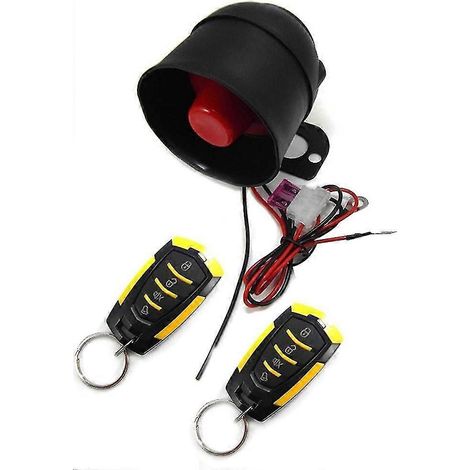 Sistema de seguridad con alarma y bocina de coche con 2 mandos a distancia y 7 niveles de sensibilidad. (1/5)