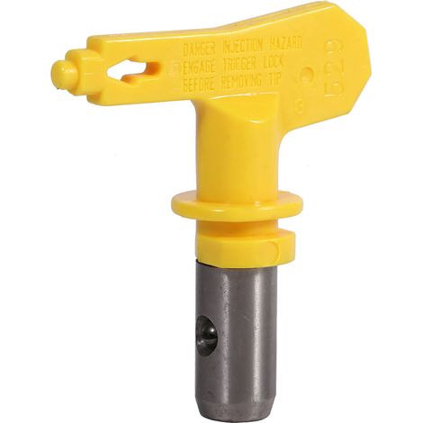 1 Buse pistolet peinture sans air, Acier tungstène, Atomisation précise, Débit variable, Usage résidentiel et commercial (1/5)