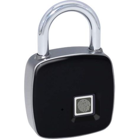 Serrure intelligente à empreintes digitales P3, cadenas de sécurité biométrique sans clé, étanche, tactile, chargement USB, pour porte, fixation rétractable et mécanisme d'attache de sécurité (1/5)