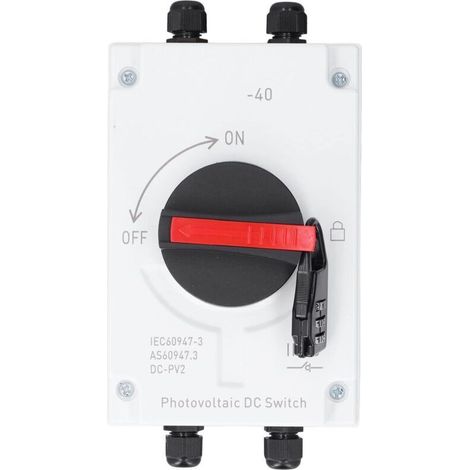 Ej.Life DC1000V 32A Solar-Photovoltaik-DC-Schalter-Combiner-Box mit Solaranschluss für Solarstromsystem (1/4)