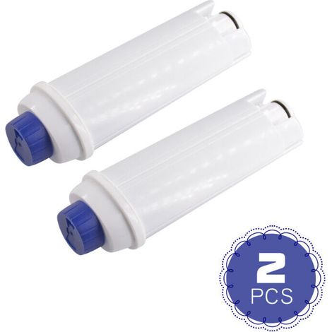 royaluxe -Lot de 2 cartouches de filtre à eau de rechange compatibles avec l'adouciss à charbon actif pour cafetière automatique Delonghi DLS C002 (1/5)