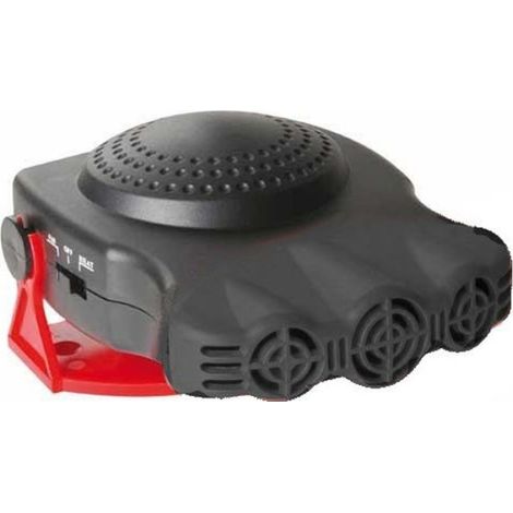 Ventilateur - Chauffage - 150 W - 12 V - Pour Voiture Et Camping-car - Avec Pied Réglable Et Fiche Allume-cigare