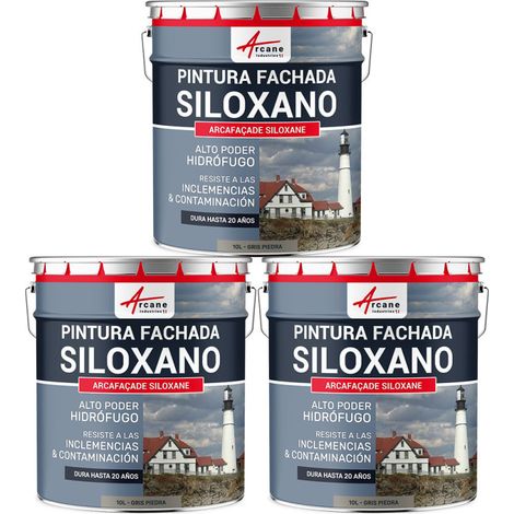 Pintura de siloxano para exteriores y fachadas, de alto poder hidrófugo - ARCAFAÇADE SILOXANE