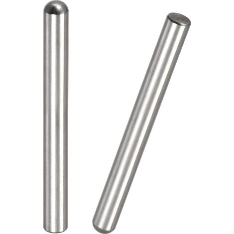 8x80mm Studs Pins, 2pcs 304 Stainless Steel Round Flat Head Chamfered Terminal Dowel Pin Wood Bunk Bed Shelf Dowels Bracket Shelves Tie Elements (1/5)