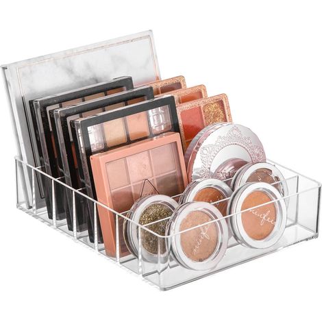 1 support de rangement en acrylique pour maquillage - 7 sections (1/5)