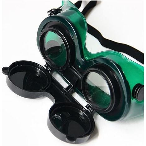 Lunettes de soudage, lunettes de sécurité à visière relevable, lunettes de soudage, de brasage et de découpe à la torche, casque, masque, 1 pièce (1/5)