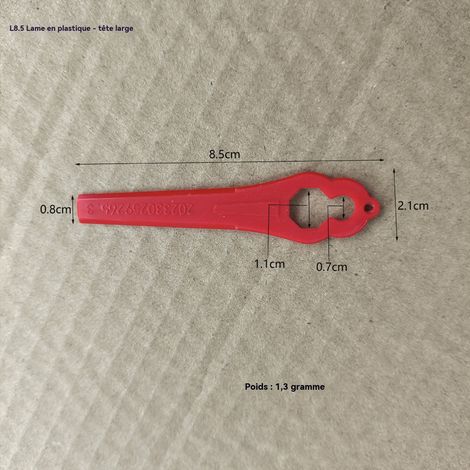 Lame de remplacement en gourde pour tondeuse à batterie, légère et sûre-L83 type gourde octogonale (1/3)
