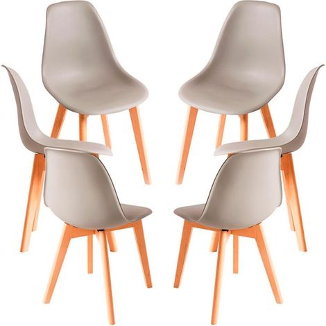 Packs Sillas Comedor - Pack 6 Sillas Kelen - Gris (1/5)