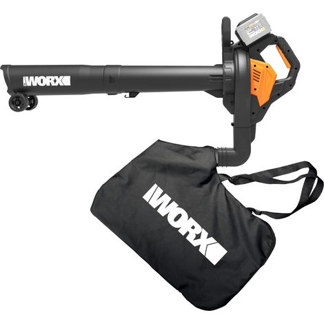 Worx Akku-Laubbläser/Laubsauger 40V(2x20V) - 2 in 1 WG583E.9 Bläser/Sauger Kombination (1/2)