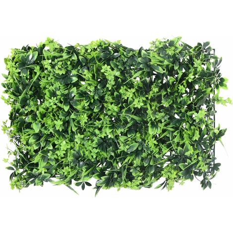 Clôture à feuilles artificielles 24 pcs vert 40x60 cm CFW50941 (1/5)