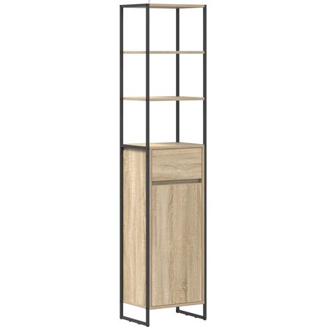 Maison Exclusive - Mobile da Bagno Sonoma 40 x 30 x 180 cm Legno multistrato