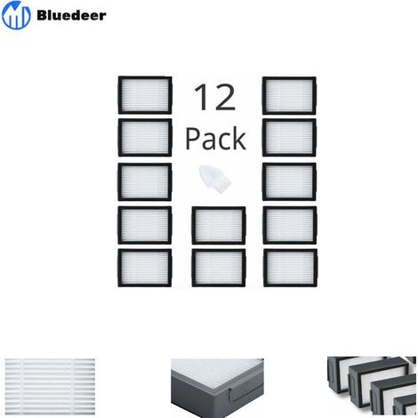 12-Pack  Rechange Irobot Roomba E5 E6 I6 I6 + I3 I3 + I4 I4 + I7 I7 + I8 pour Aspirateur Accessoires (1/4)