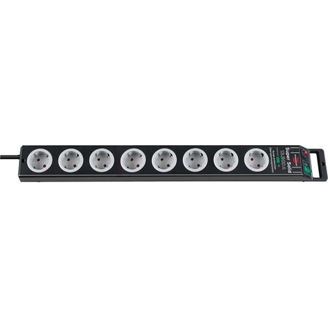 brennenstuhl überspannungsschutz Super-Solid 8fach sw 4.5kA (1153380318) (1/5)