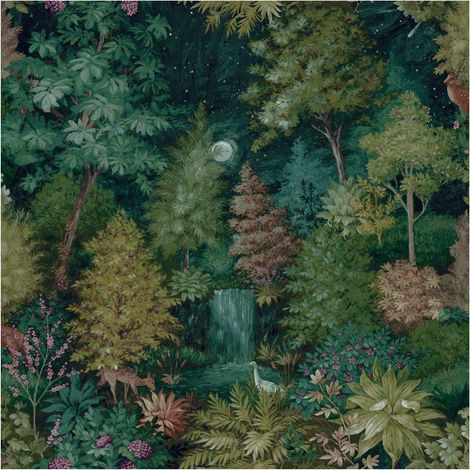 Holden Decor Orange Tree Cream Green Wallpaper Botanical Paste The Paper