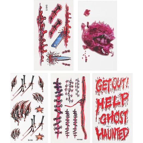 20 feuilles d'autocollants d'Halloween pour décorations d'Halloween