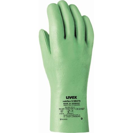 Chemikalien-Schutzhandschuh Profas Rubiflex 27 . Gr. 8 VPE: 10 (1/2)